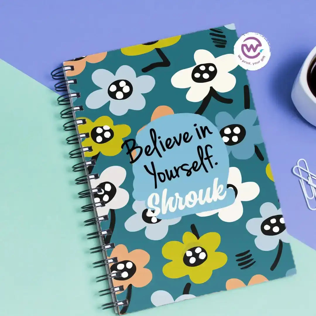 Personalized notebook- Motivation - WE PRINT