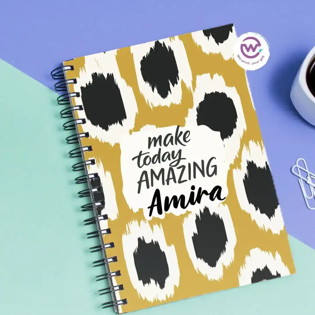 Personalized notebook- Motivation - WE PRINT