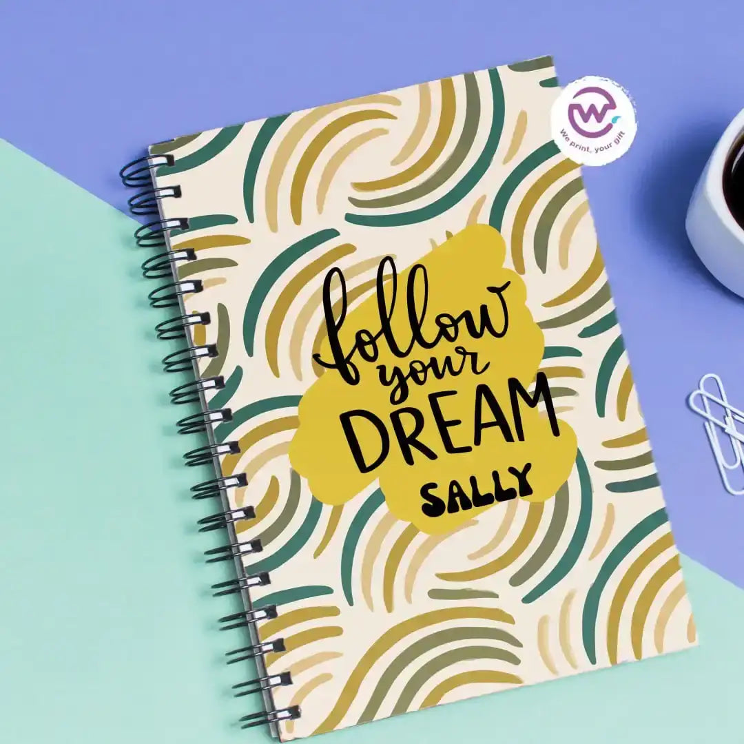 Personalized notebook- Motivation - WE PRINT