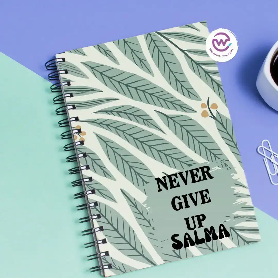 Personalized notebook- Motivation - WE PRINT