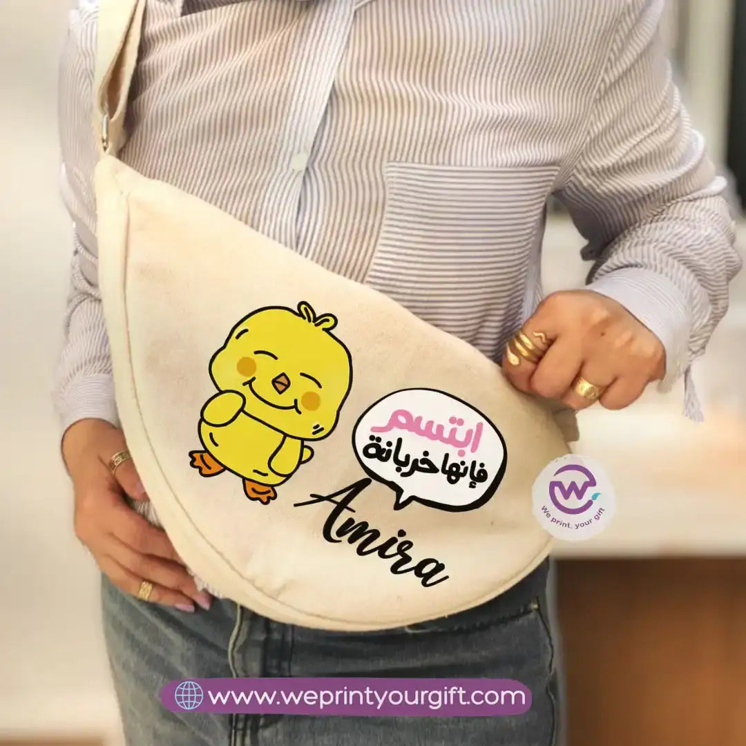 Custom waist bag- chick comic - WE PRINT