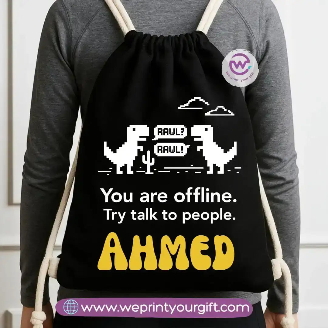 Custom bag-Drawstring bag- Engineers - WE PRINT