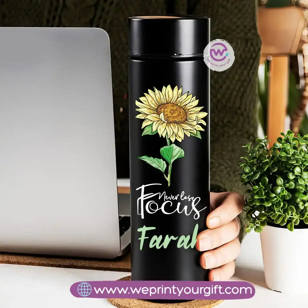 Insulated Thermal Mug- Floral - WE PRINT