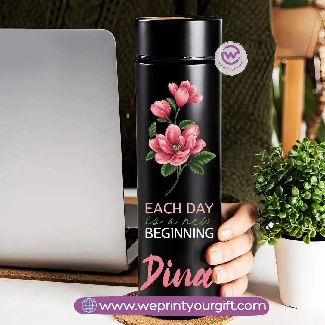 Insulated Thermal Mug- Floral