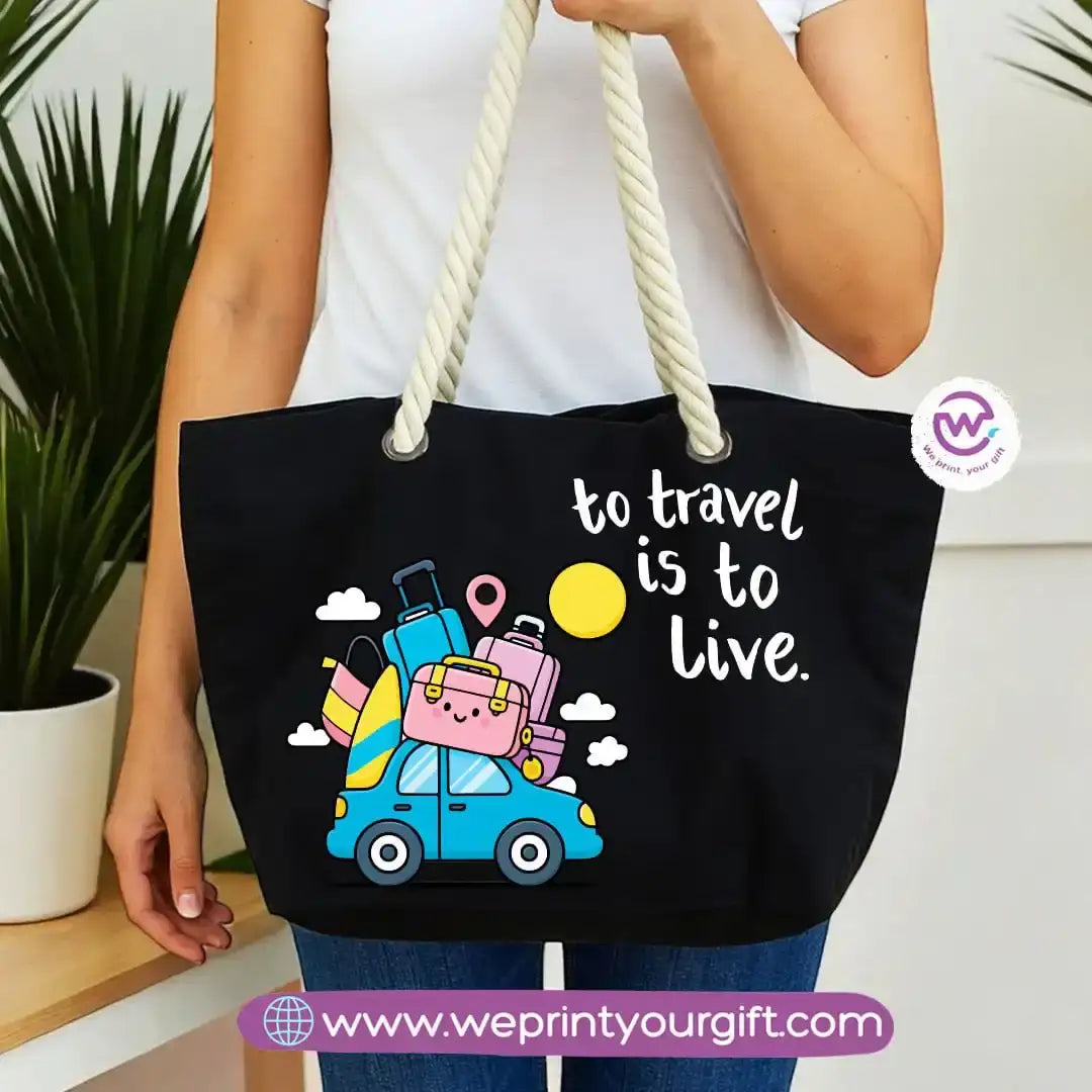 Personalized Beach Bag- Travel - WE PRINT