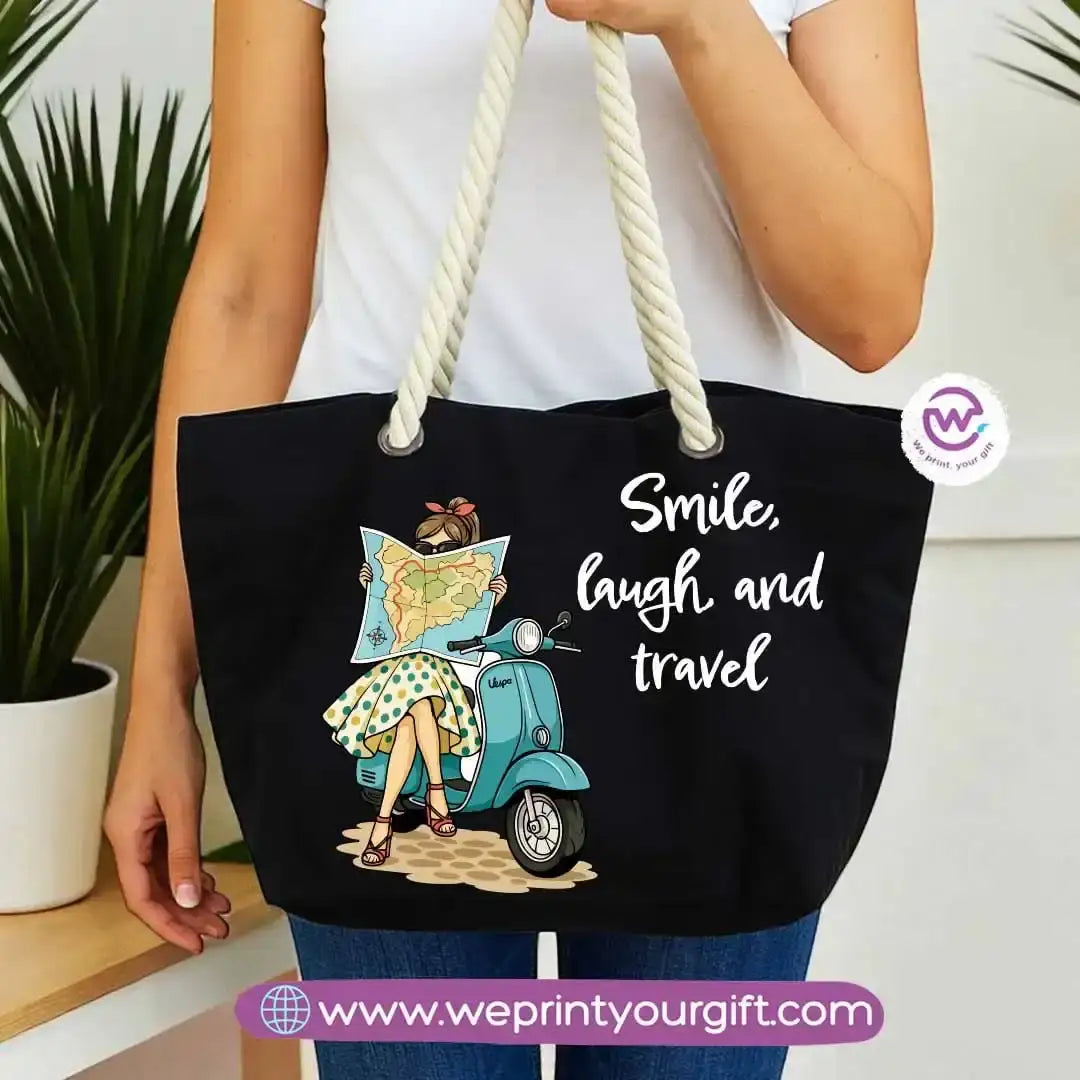 Personalized Beach Bag- Travel - WE PRINT