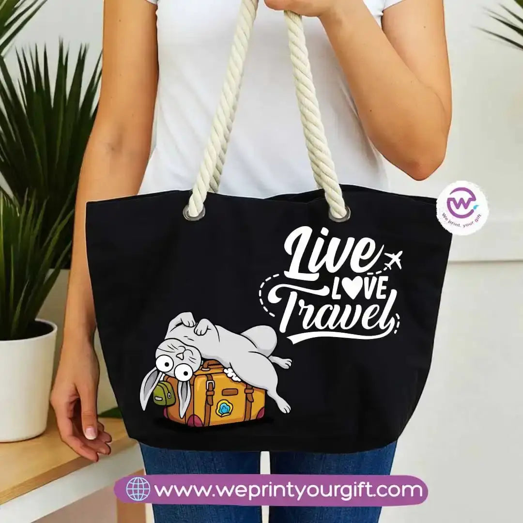 Personalized Beach Bag- Travel - WE PRINT