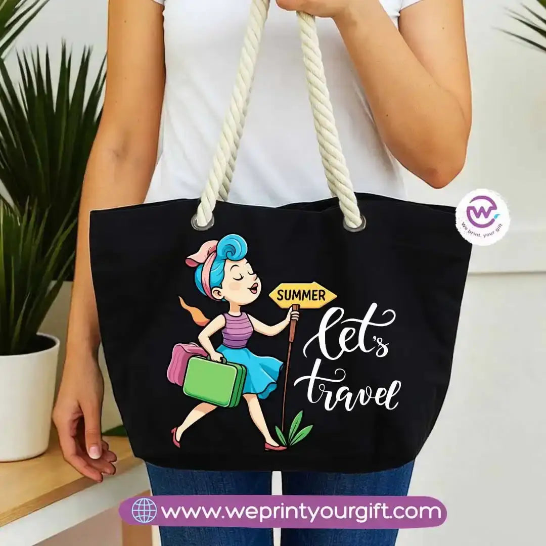 Personalized Beach Bag- Travel - WE PRINT