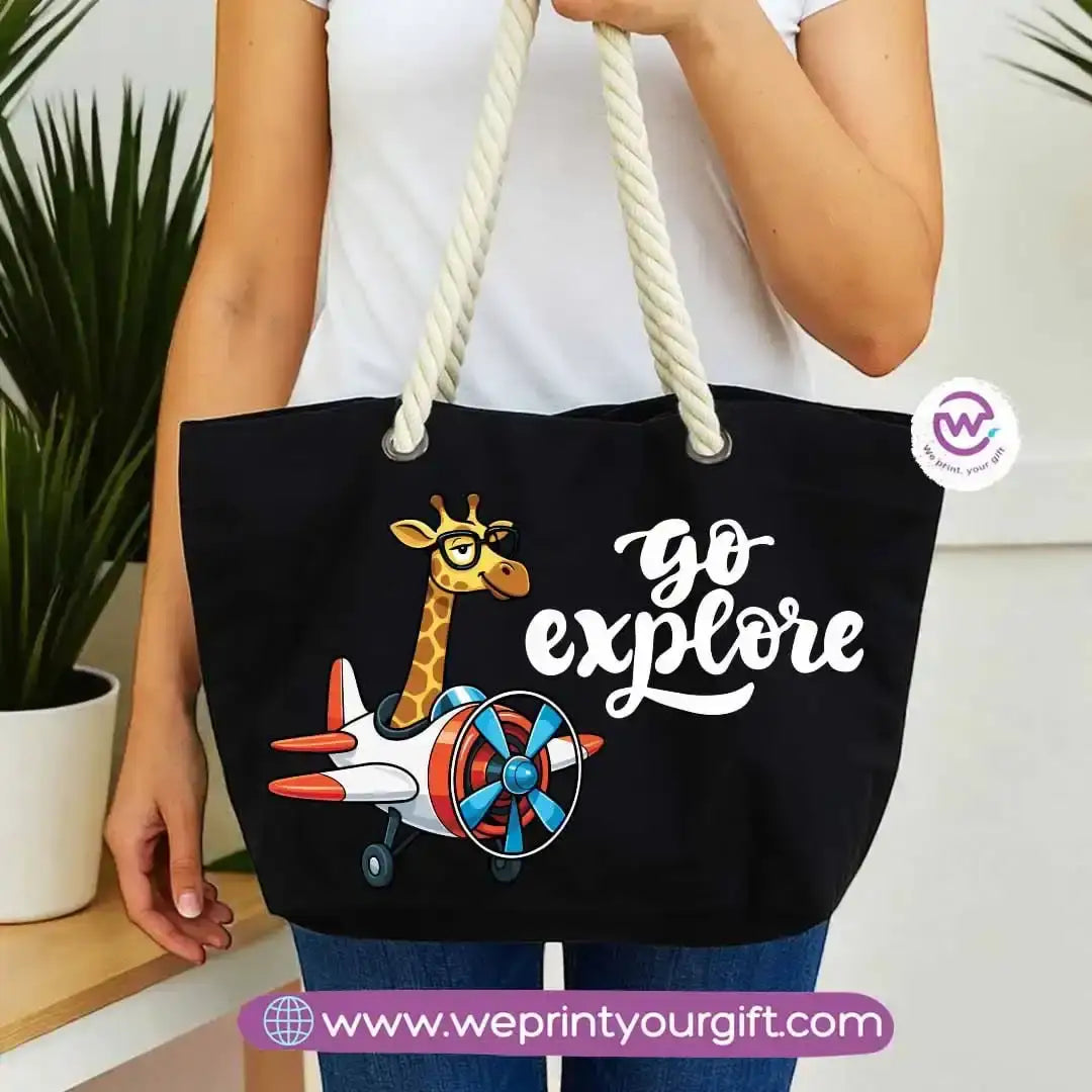 Personalized Beach Bag- Travel - WE PRINT