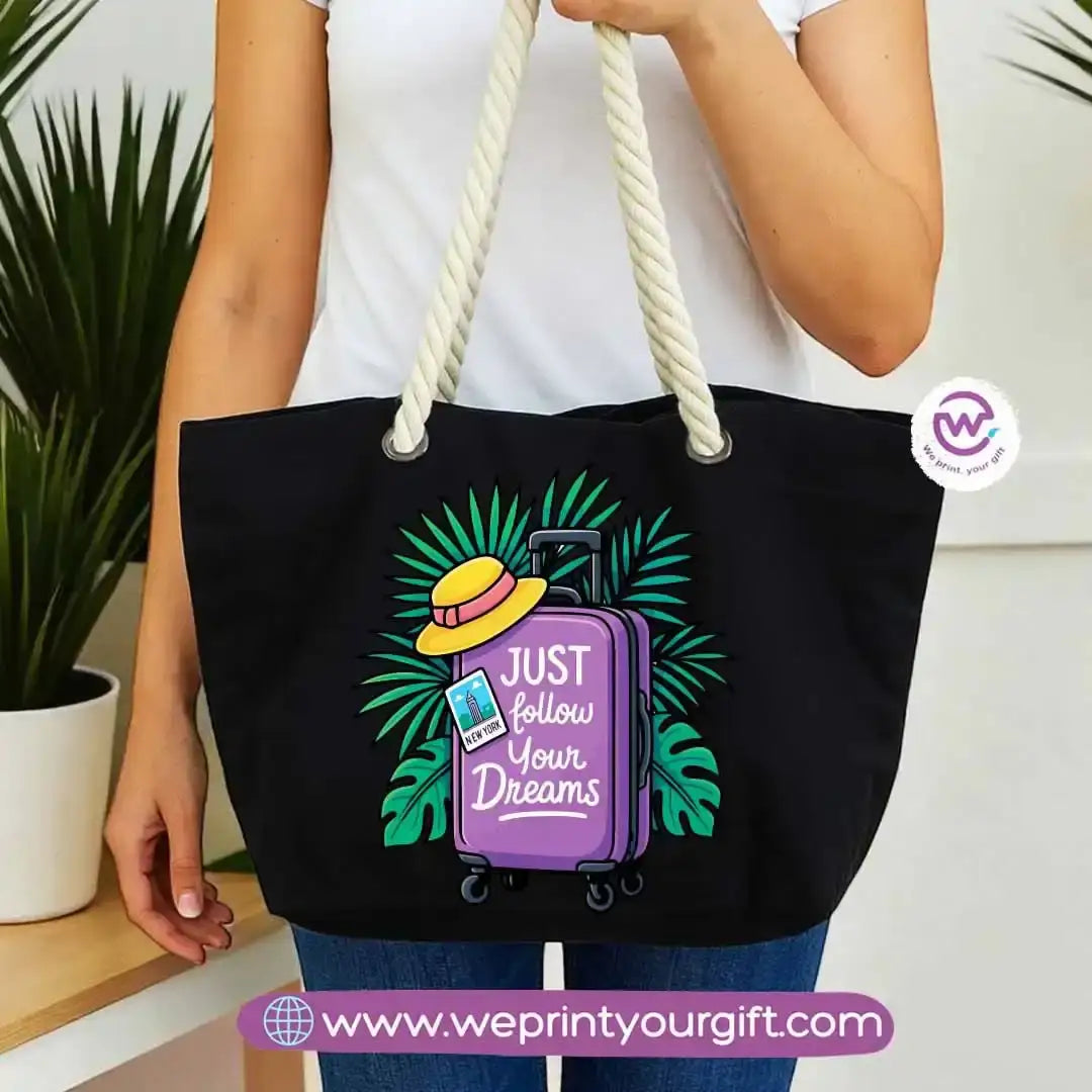 Personalized Beach Bag- Travel - WE PRINT