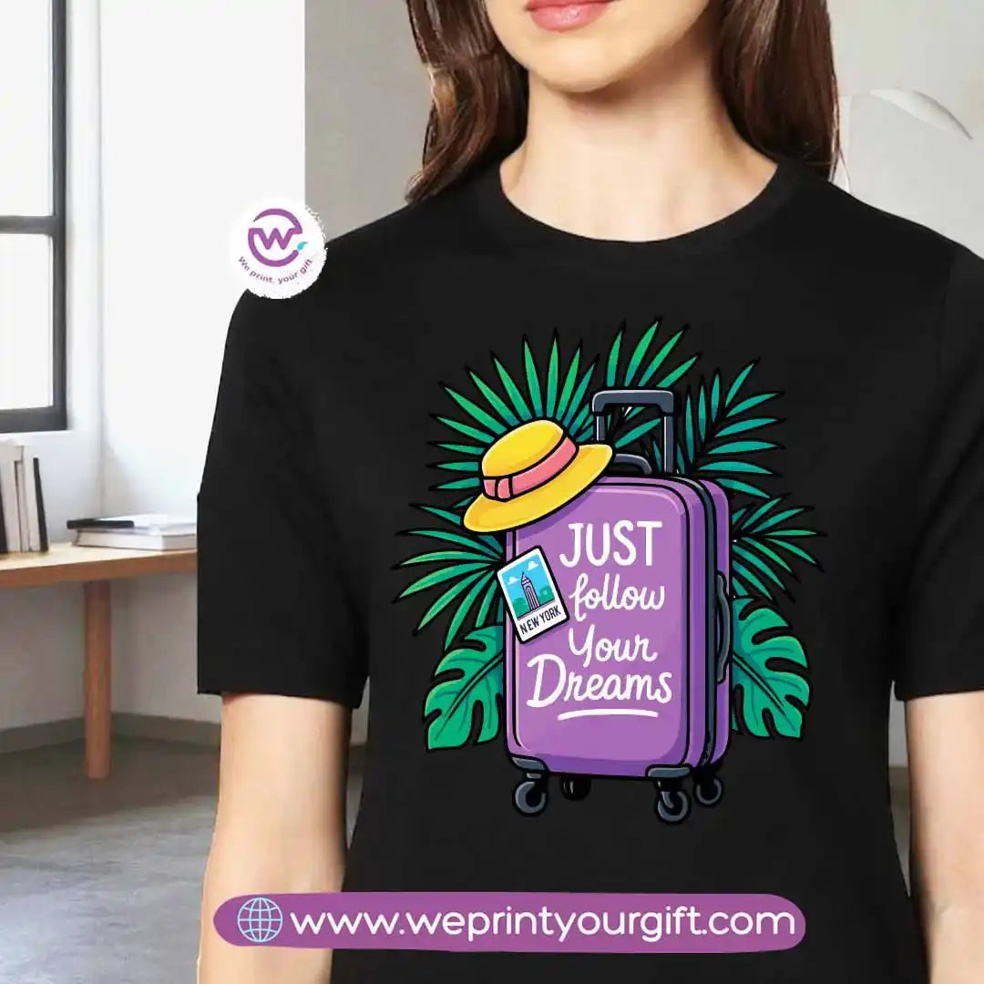 Customized T-shirt- Travel