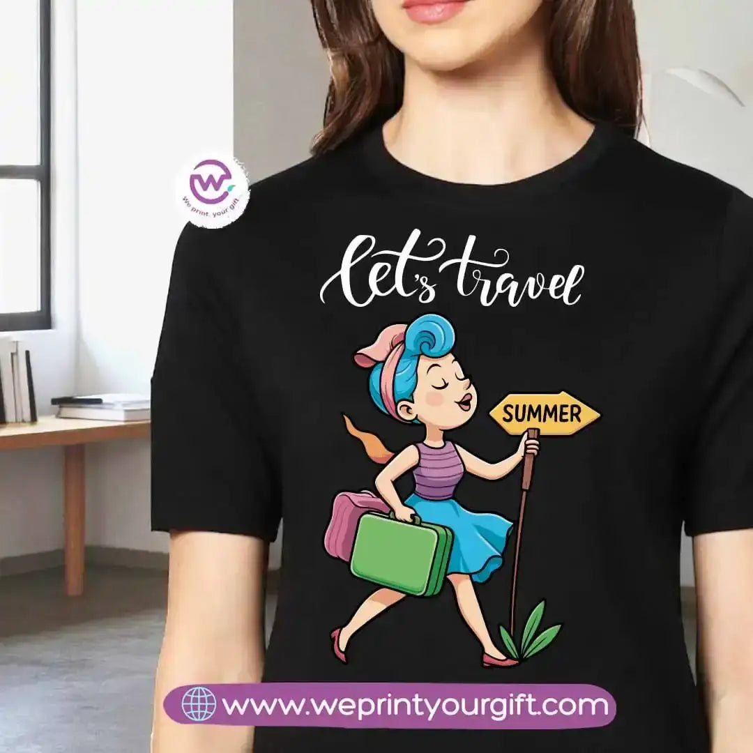 Customized T-shirt- Travel - WE PRINT