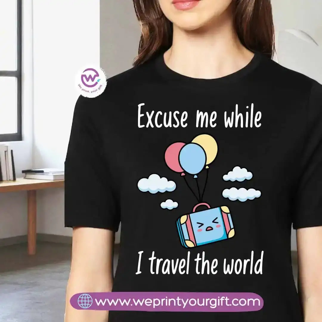 Customized T-shirt- Travel - WE PRINT