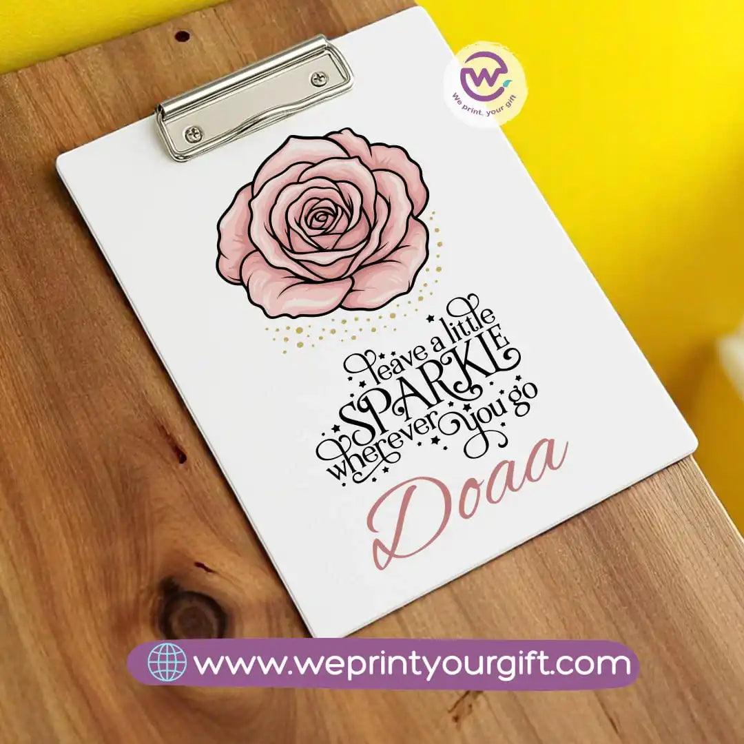 Personalized Clip Board- Motivation