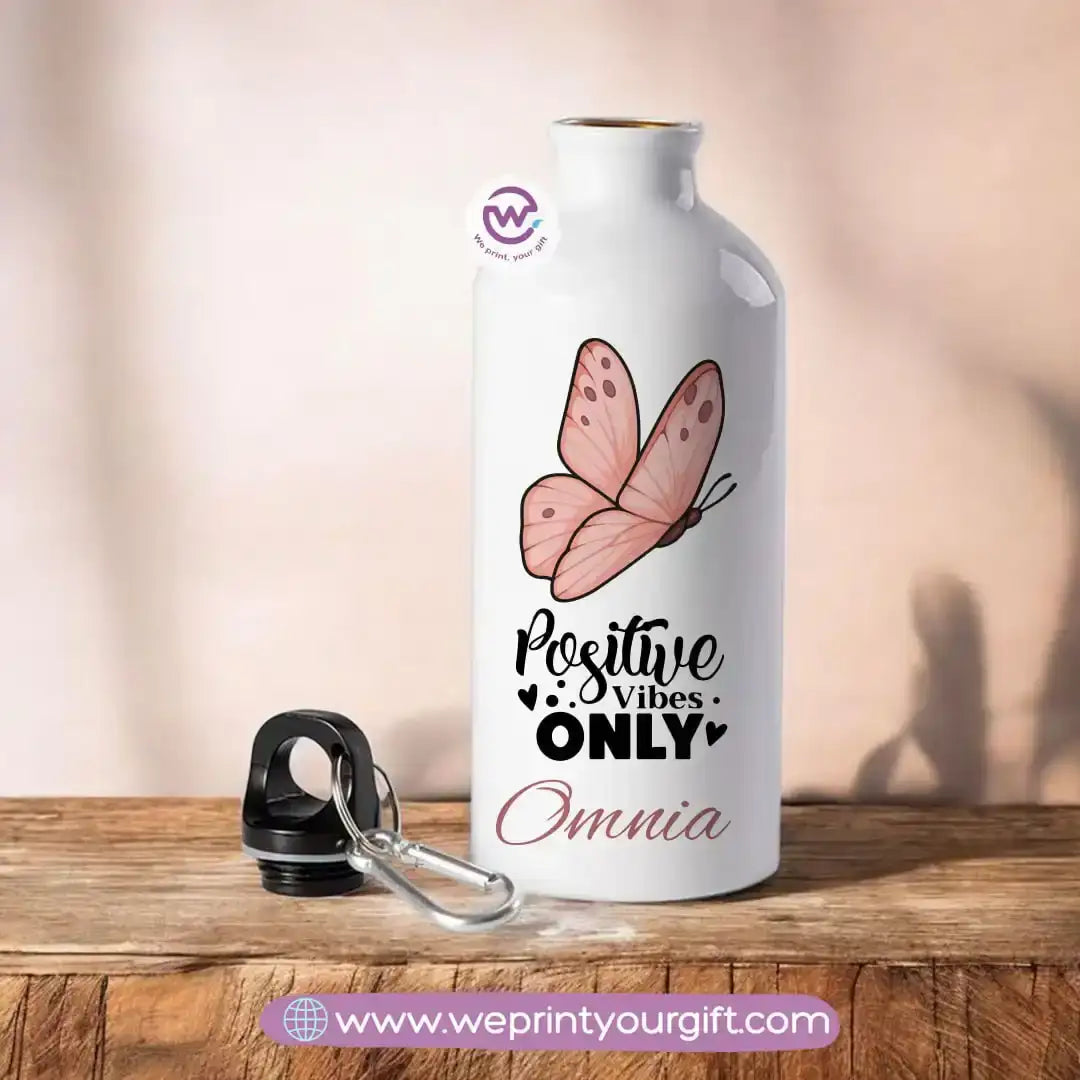 Aluminum Water Flask- Motivation- Names - WE PRINT