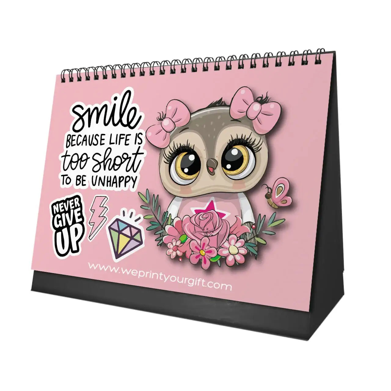 Cute Owl Desk Calendar 2026 - WE PRINT