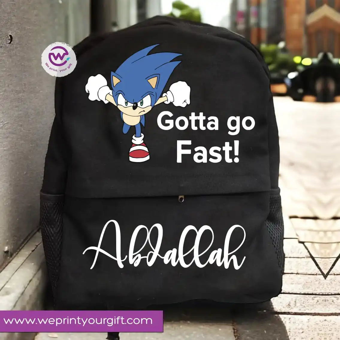 Sonic Backpack- Names