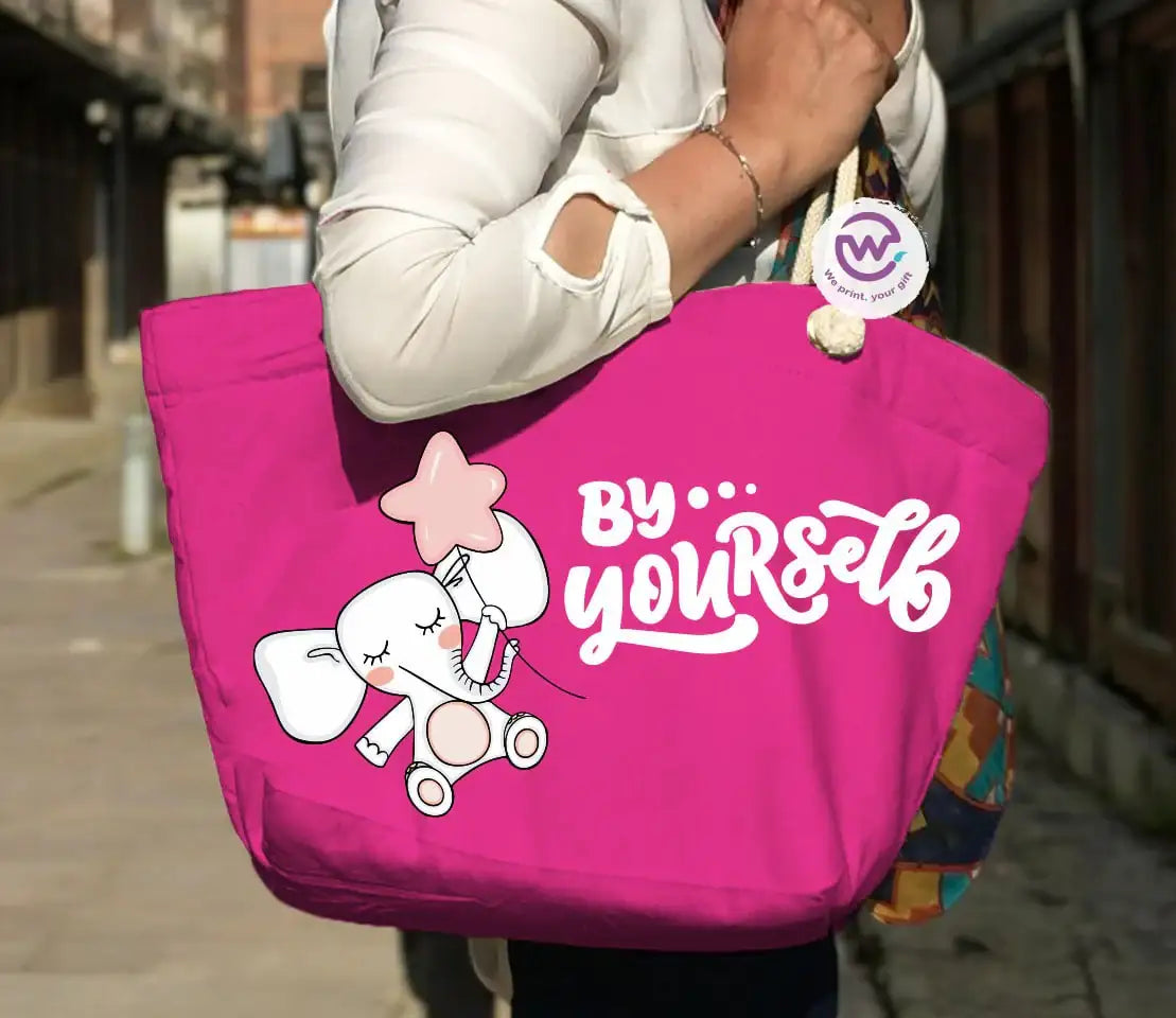 Beach bag for women- Elephant - WE PRINT