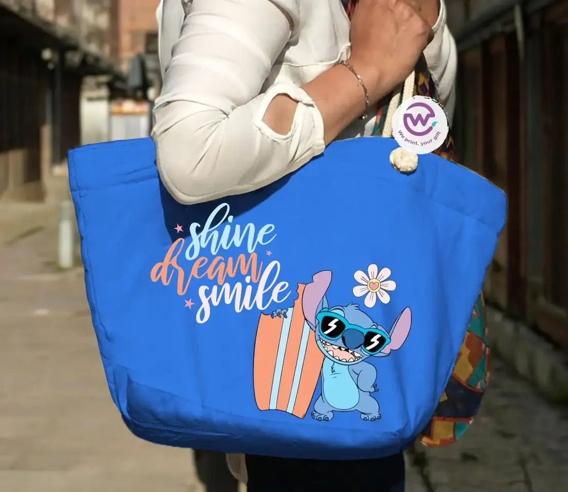 beach bag- Stitch - WE PRINT