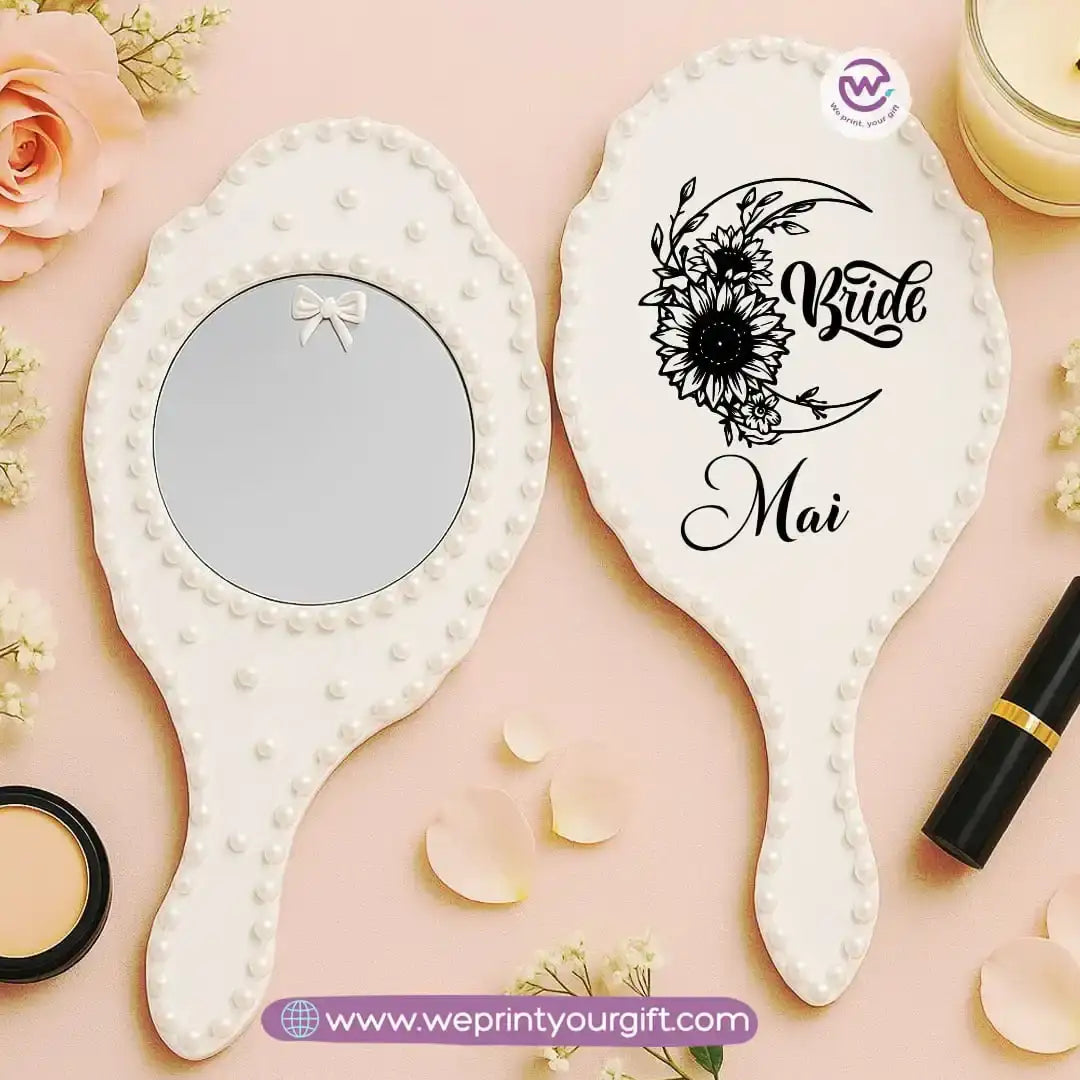 Personalized Bride Mirror with names - WE PRINT
