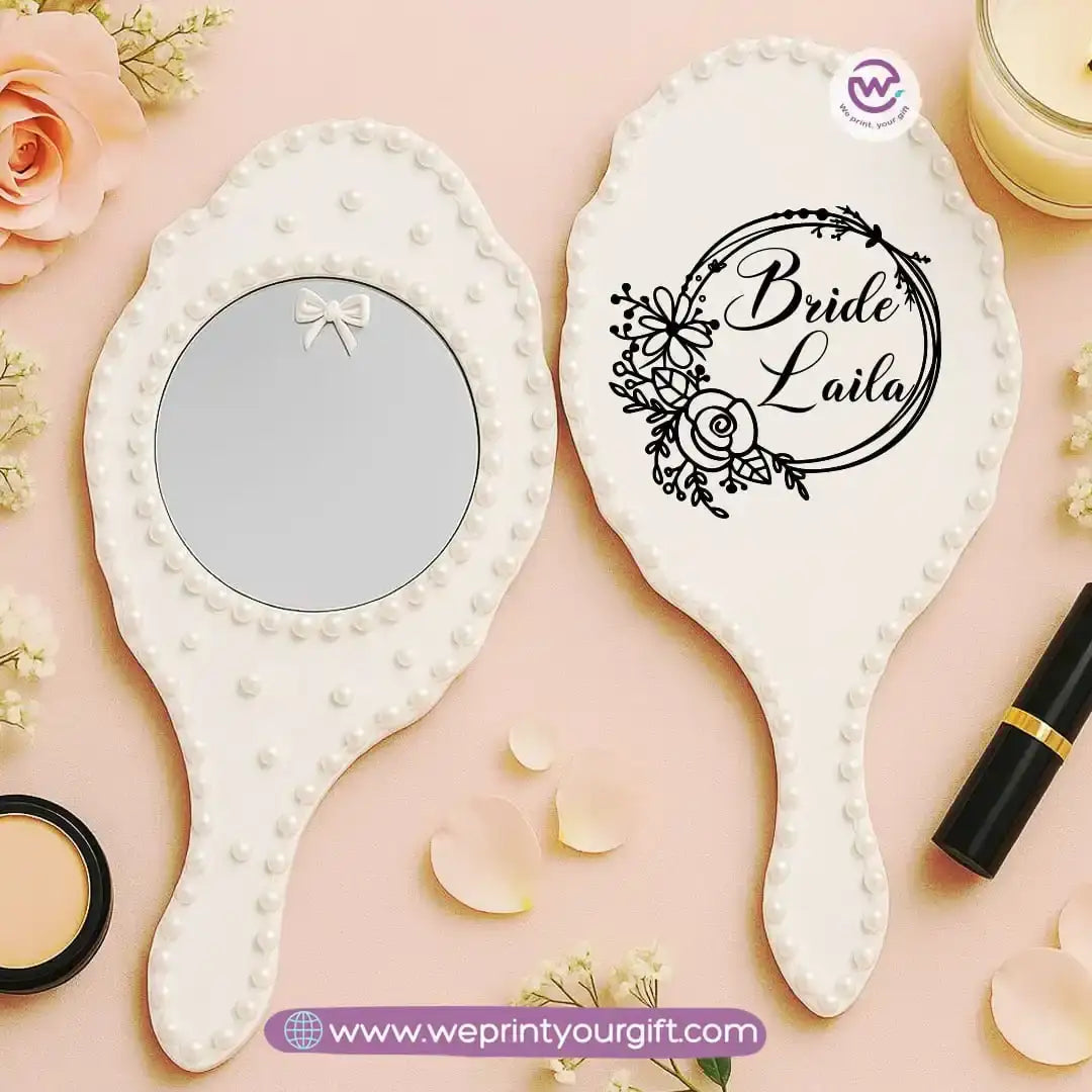 Personalized Bride Mirror with names - WE PRINT