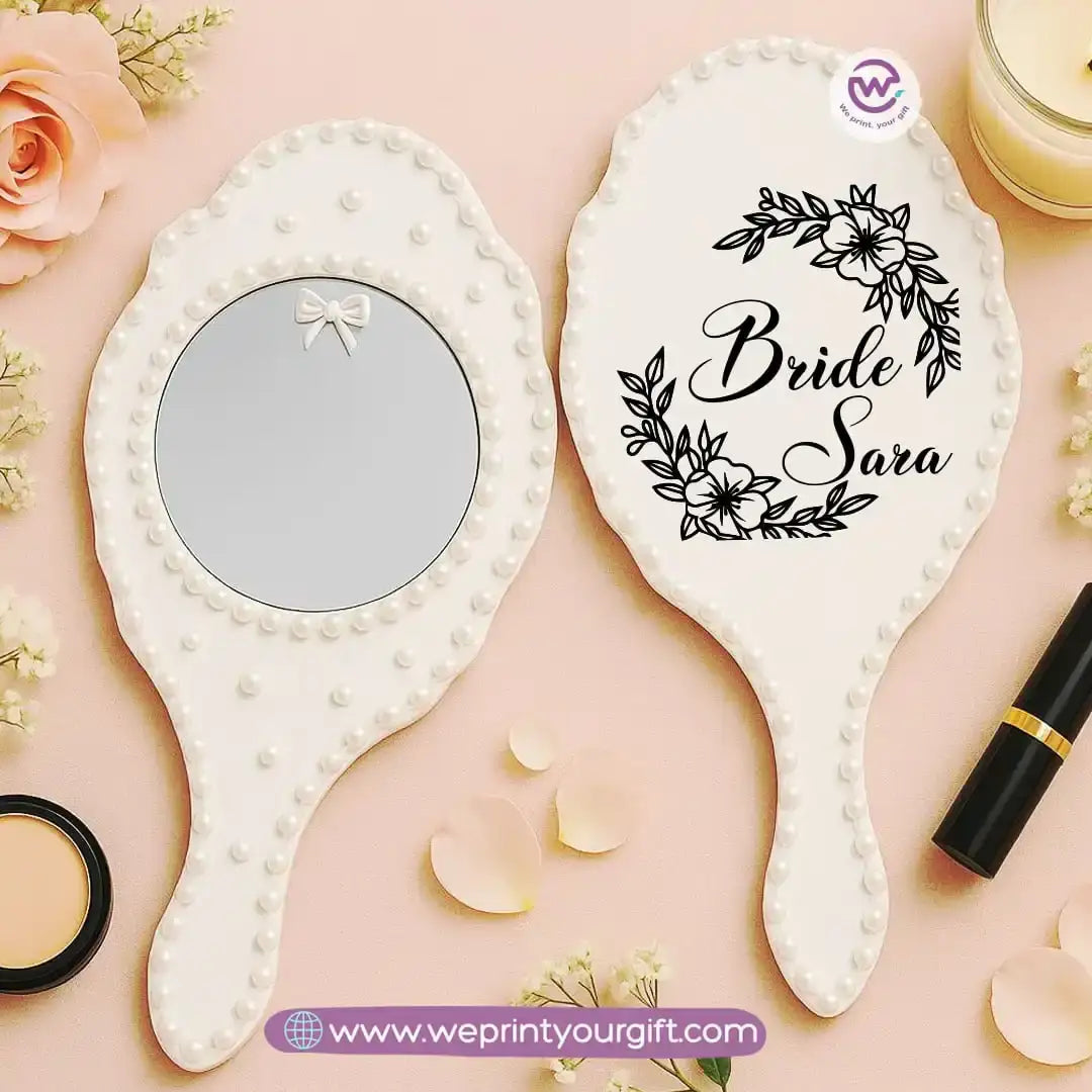 Personalized Bride Mirror with names - WE PRINT