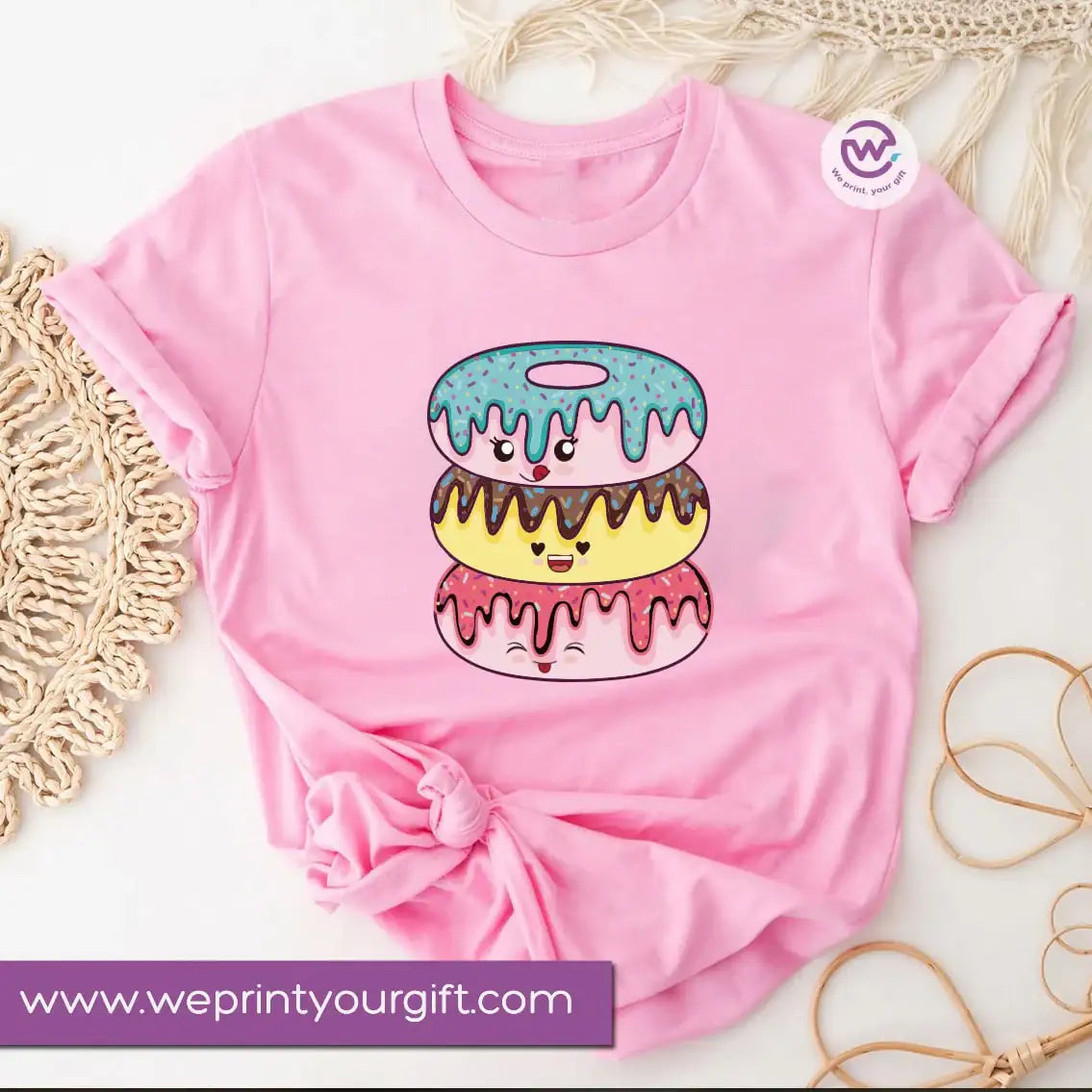 Kids T-shirt- Donuts - WE PRINT