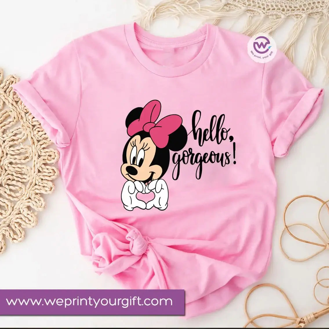 Kids shirt - Minnie mouse - WE PRINT