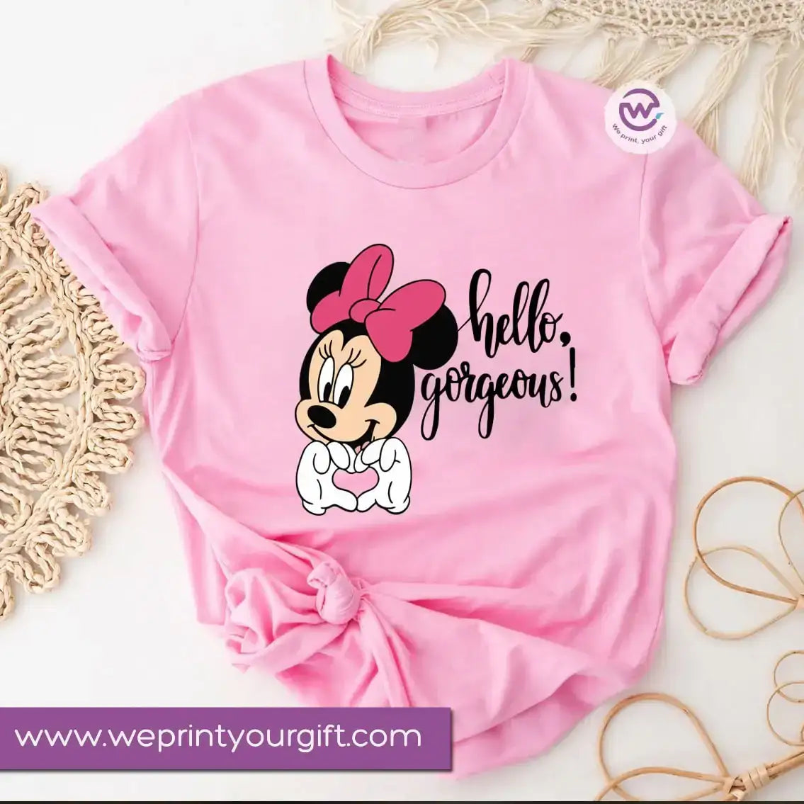 Kids shirt - Minnie mouse - WE PRINT