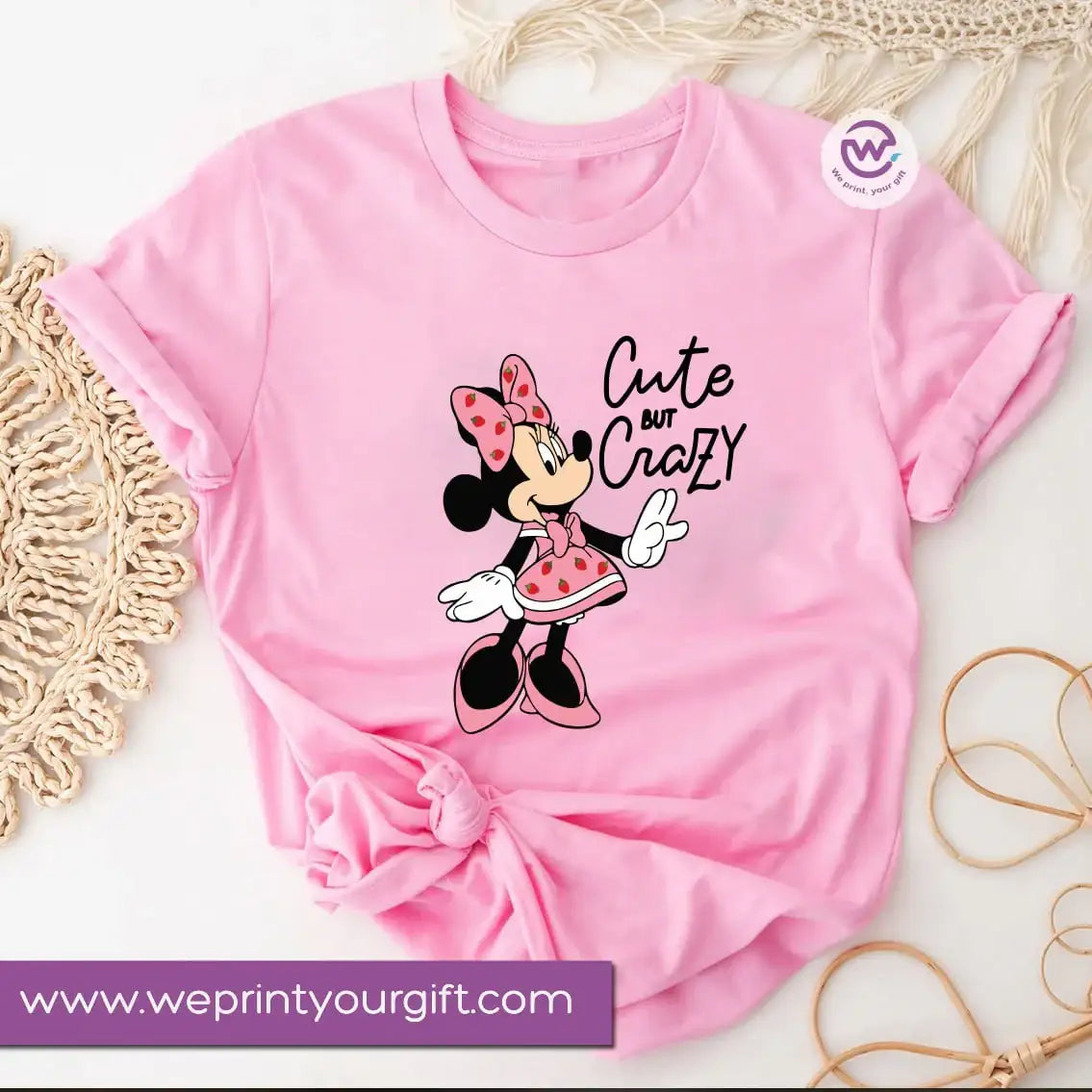 Kids shirt - Minnie mouse - WE PRINT