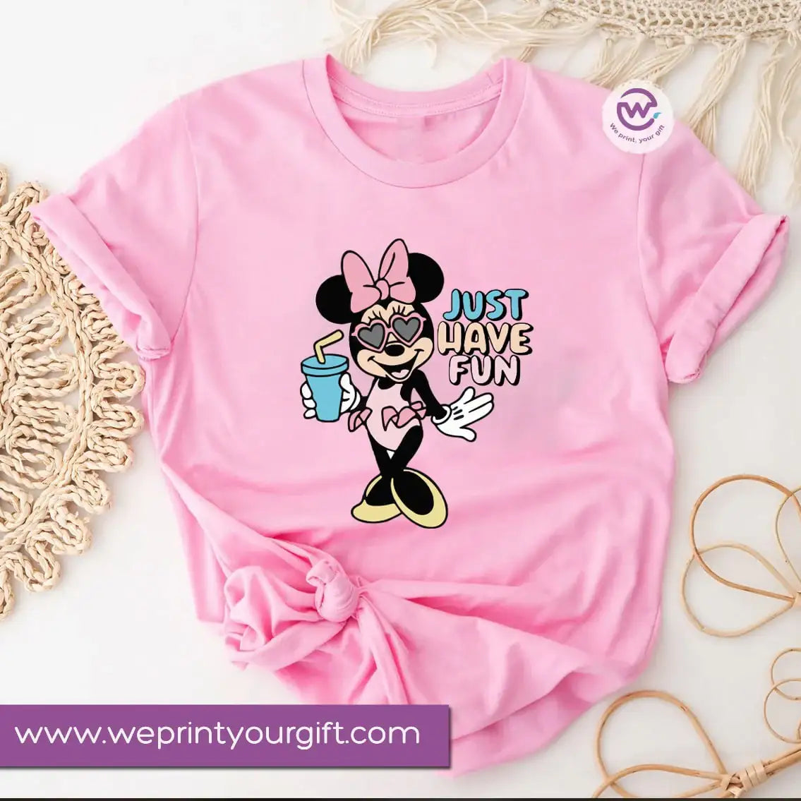 Kids shirt - Minnie mouse - WE PRINT