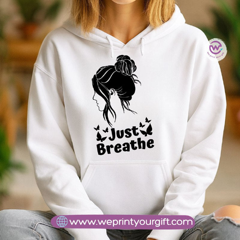 One Line Art Motivational Hoodie – Cotton Melton Unisex