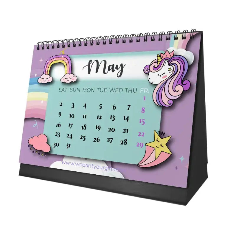 Unicorn Desk Calendar 2026 - WE PRINT