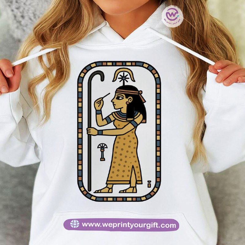 Pharaonic Egyptian Hoodie – Cotton Melton Unisex