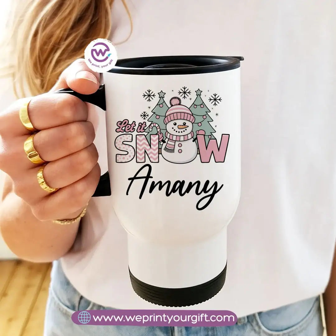 Travel Mug- Christmas Design - WE PRINT