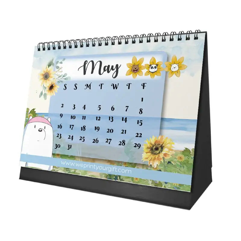 Cute Bears Desk Calendar 2026 - WE PRINT