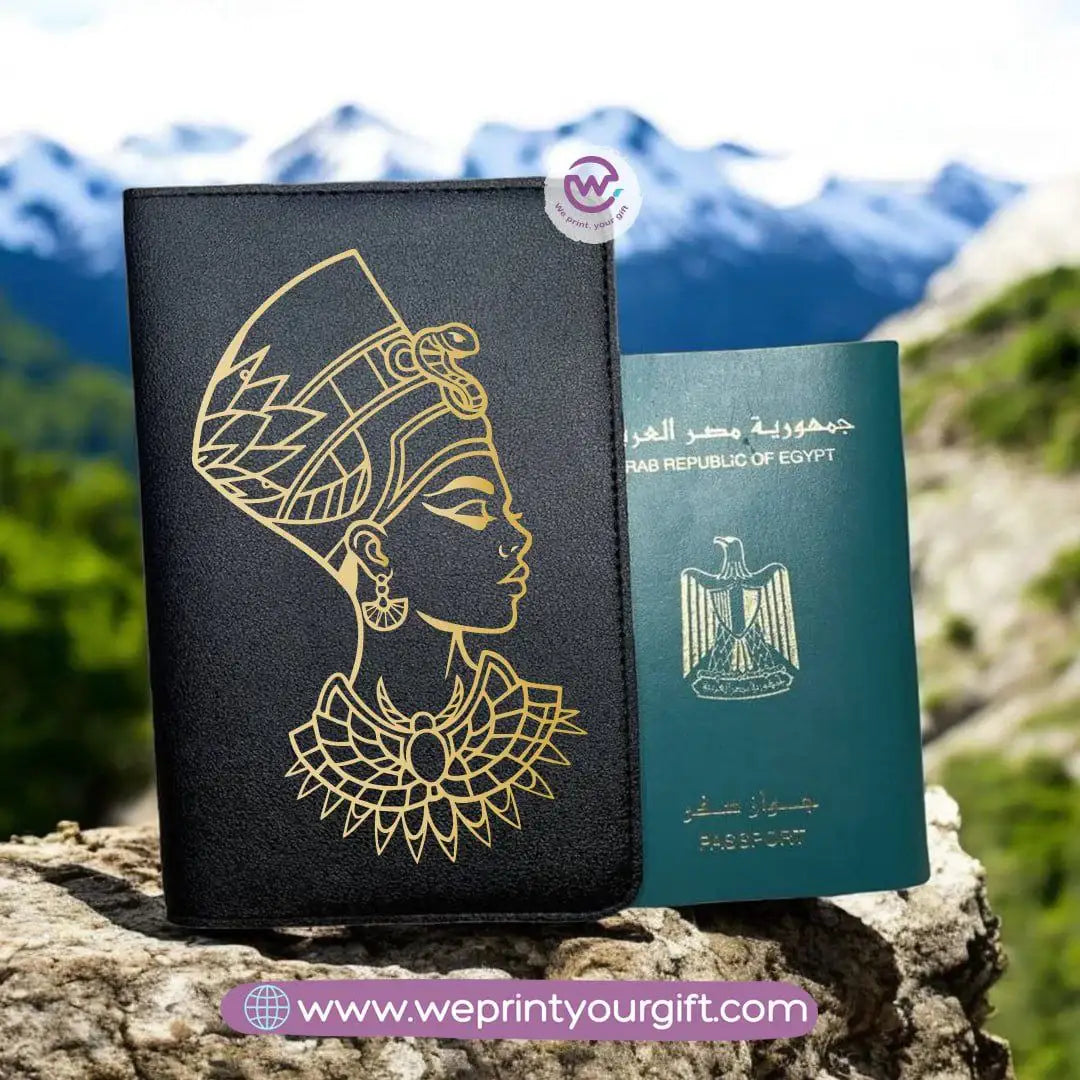 Egyptian Pharaonic Passport Cover – Artistic Travel Edition - WE PRINT