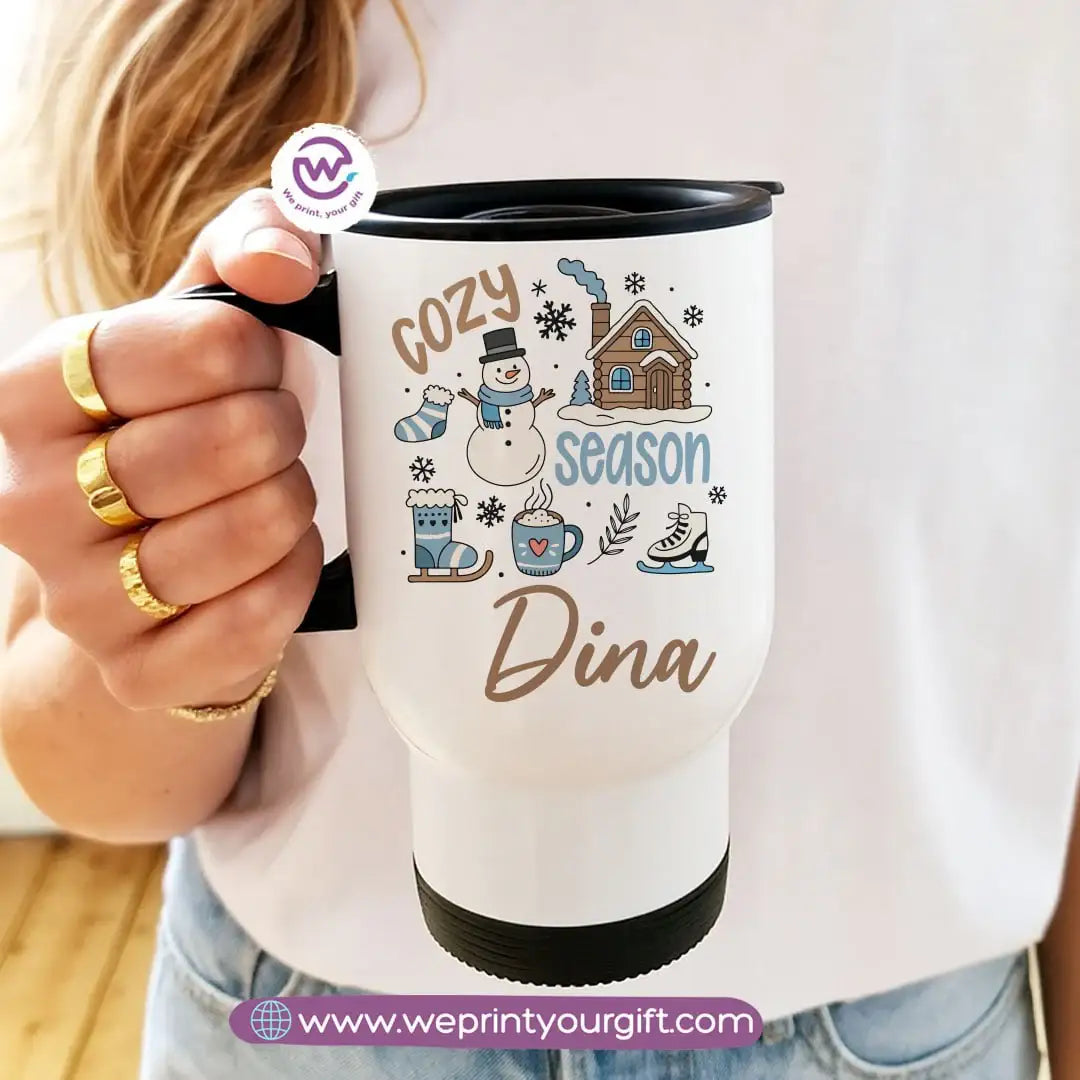 Travel Mug- Christmas Design - WE PRINT