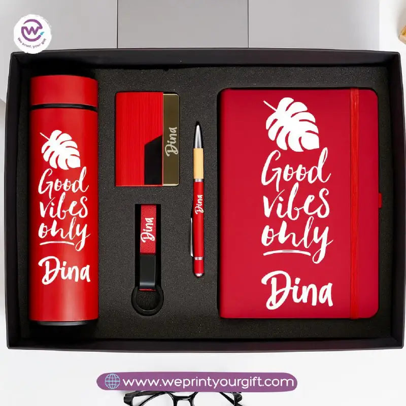 Personalized Success Gift Box with Name – 5-Piece Motivational Luxury Set - WE PRINT