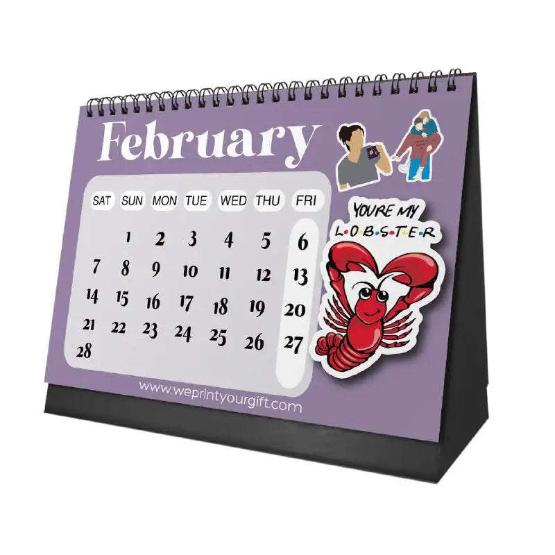 Friends TV Show Desk Calendar 2026 - WE PRINT