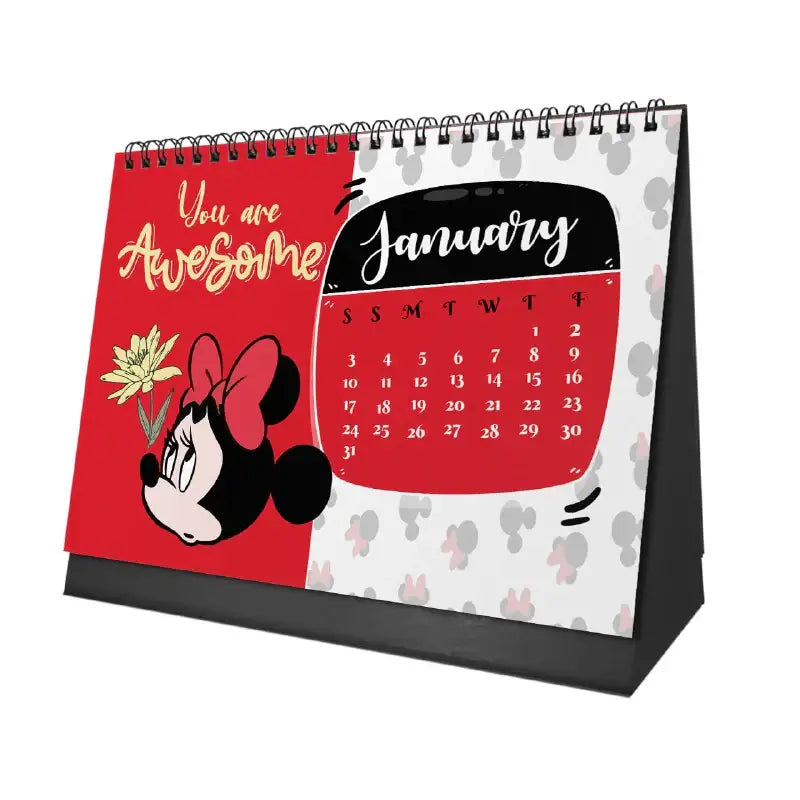 Minnie Mouse Desk Calendar 2026 - WE PRINT