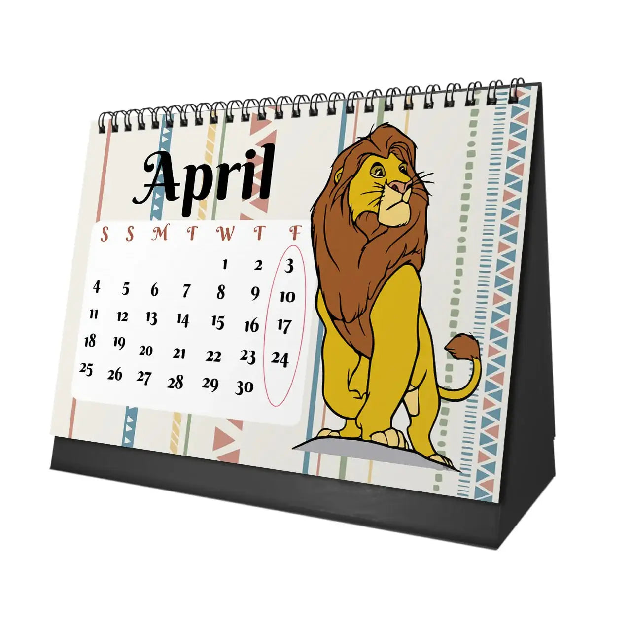 The Lion King Desk Calendar 2026 - WE PRINT