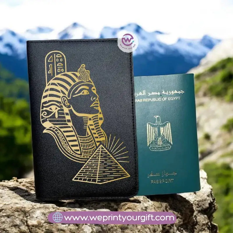 Egyptian Pharaonic Passport Cover – Artistic Travel Edition - WE PRINT