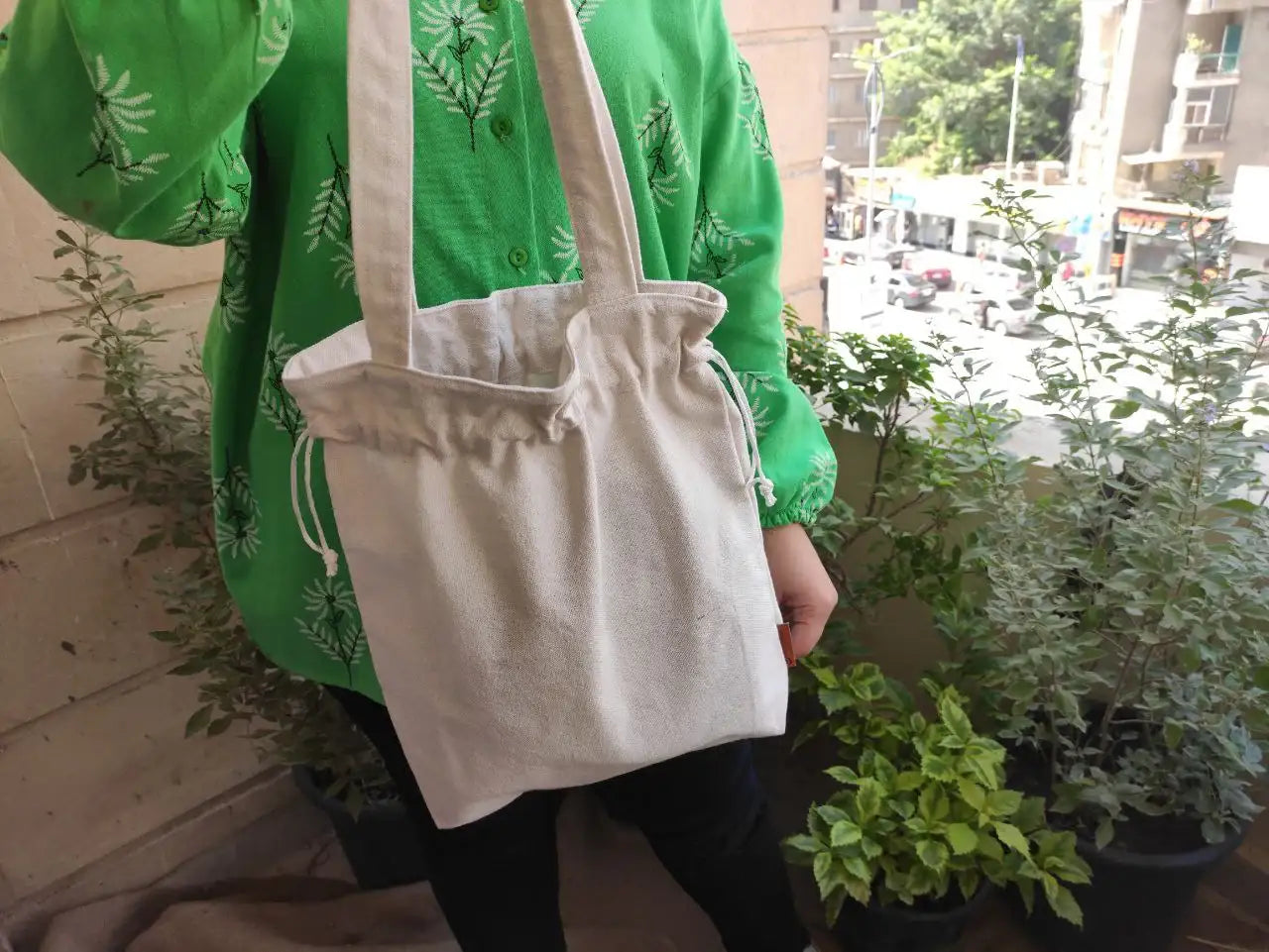 Tote bag with string- Customization Option - WE PRINT