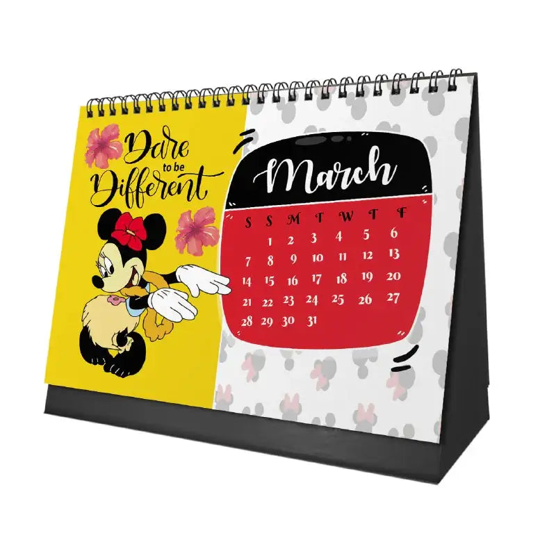 Minnie Mouse Desk Calendar 2026 - WE PRINT
