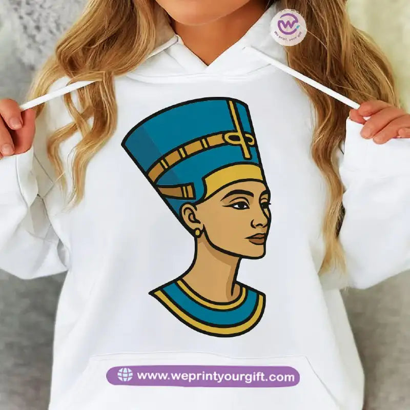 Pharaonic Egyptian Hoodie – Cotton Melton Unisex - WE PRINT