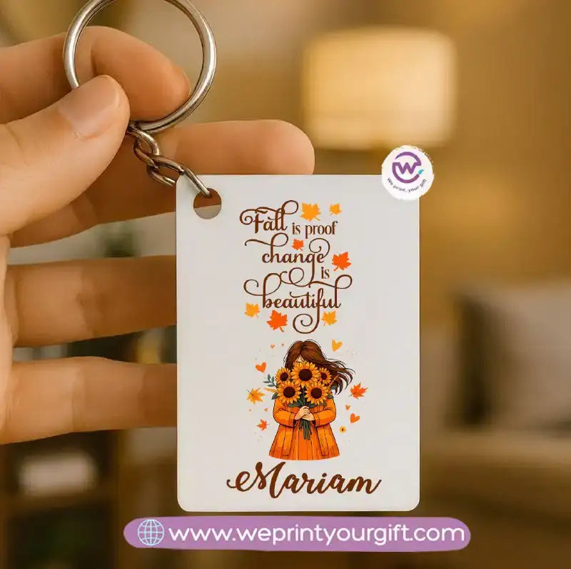 Personalized Wooden Keychain – One Art & Custom Designs - WE PRINT