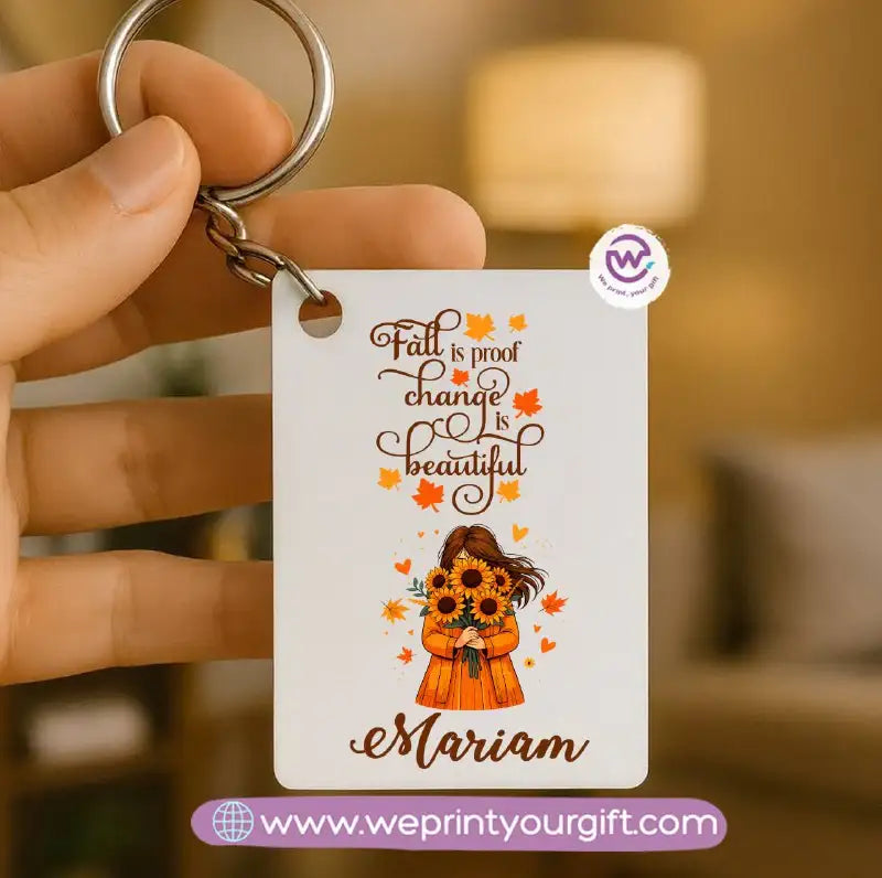 Personalized Wooden Keychain – One Art & Custom Designs - WE PRINT