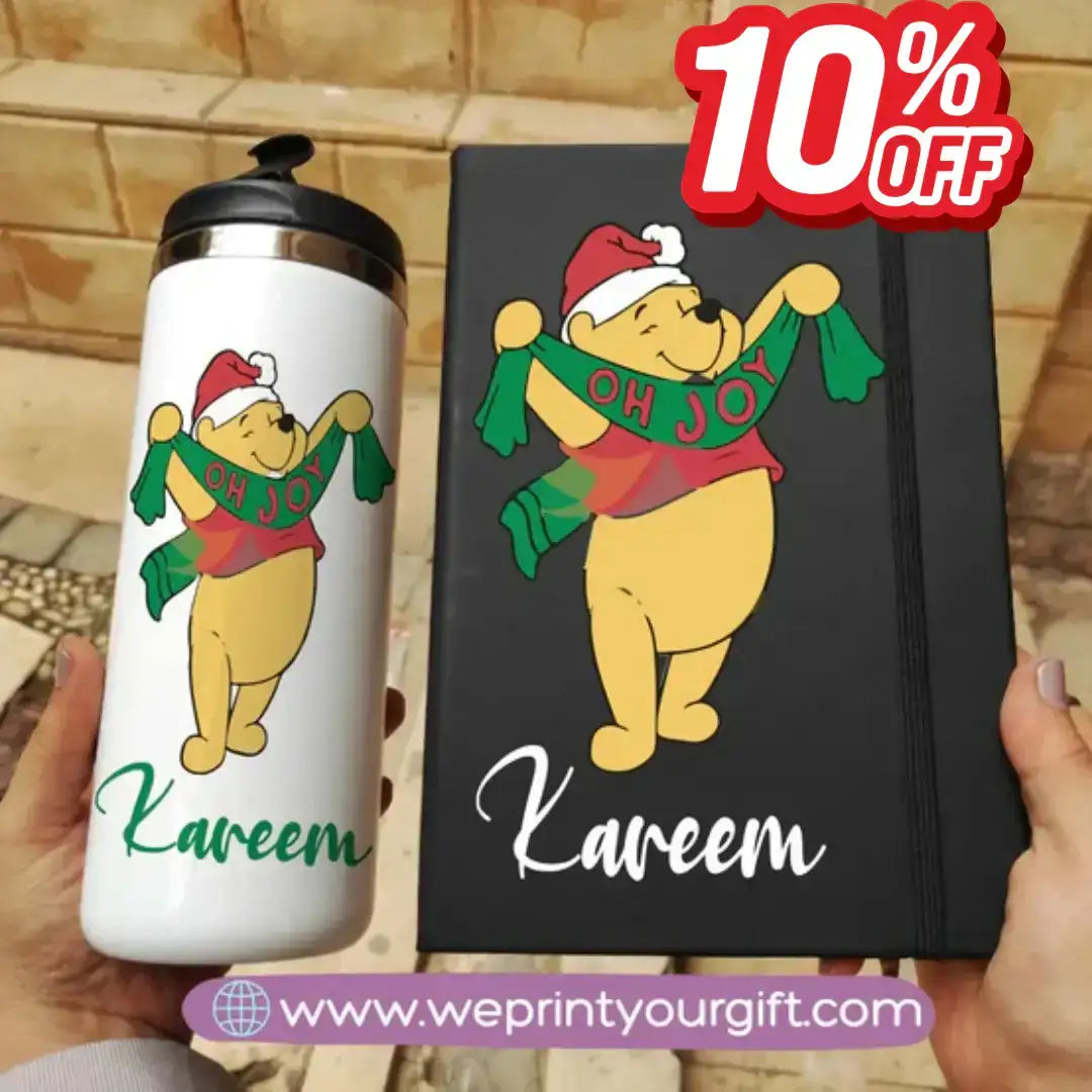 Christmas set (Starbucks mug+ Rubber notebook) - WE PRINT