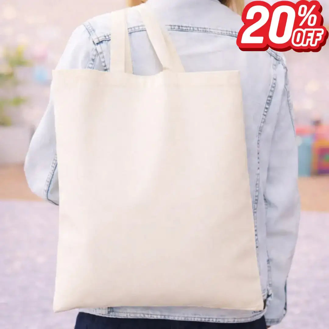 Canvas Tote Bag -Ramadan Offer - 20 % Discount - WE PRINT